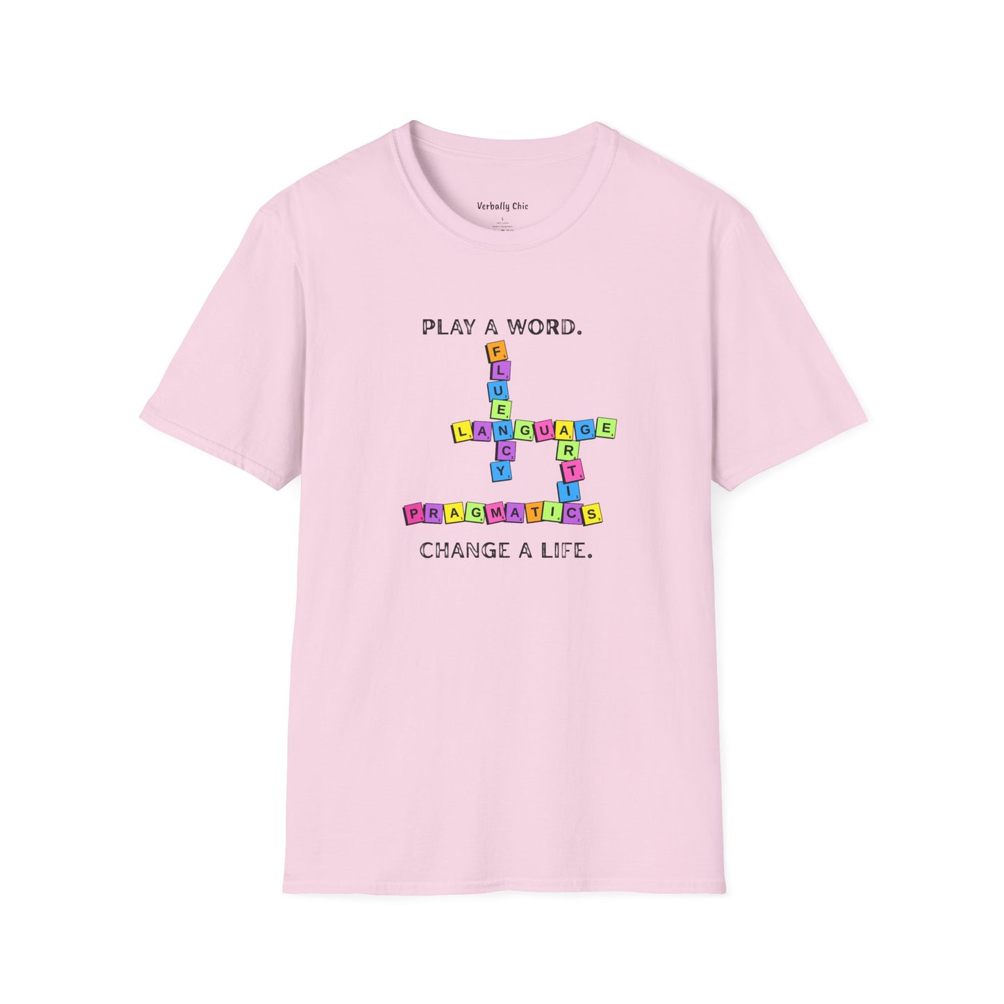 Colorful Scrabble Speech Therapy T-Shirt