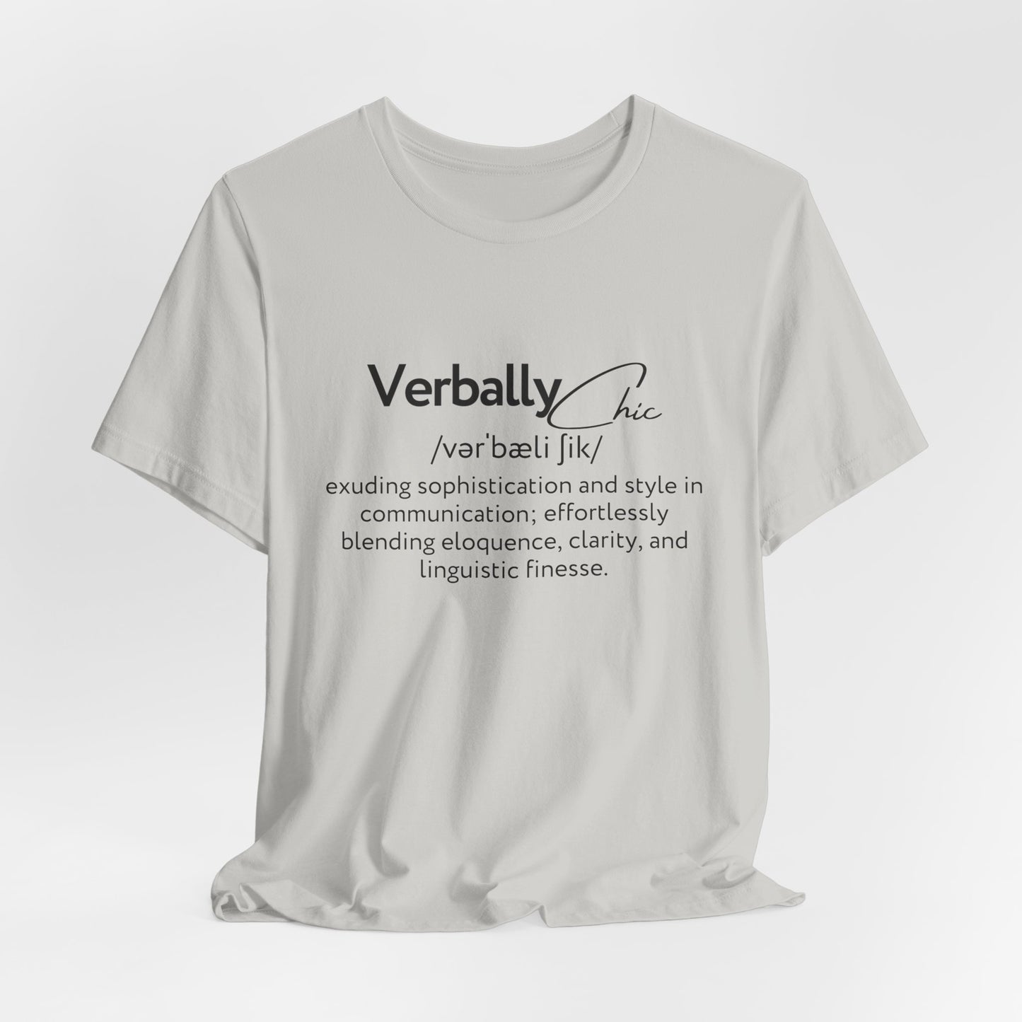 Verbally Chic Speech Therapy Definition Tee