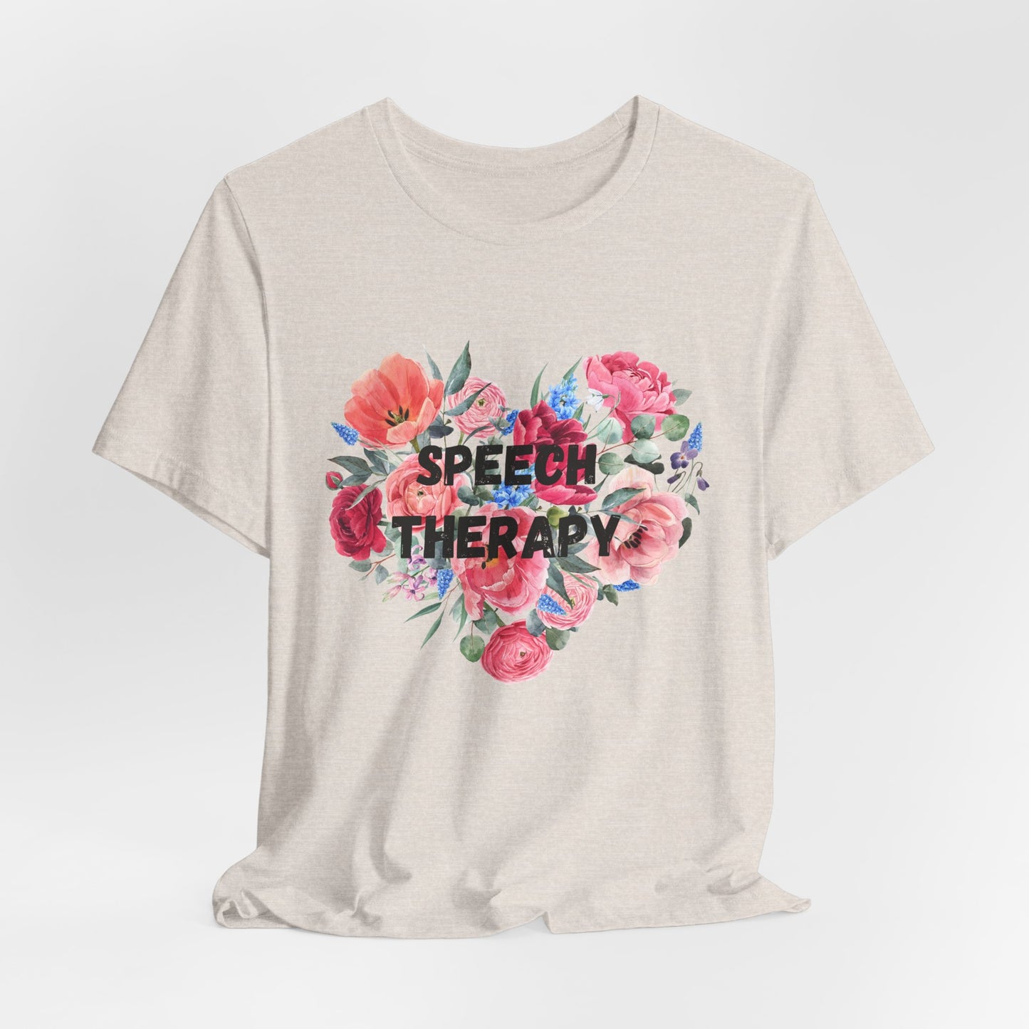 Floral Speech Therapy Tee
