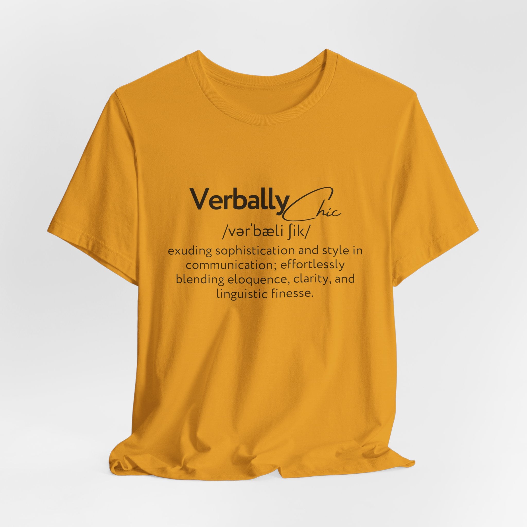 Verbally Chic Speech Therapy Definition Tee