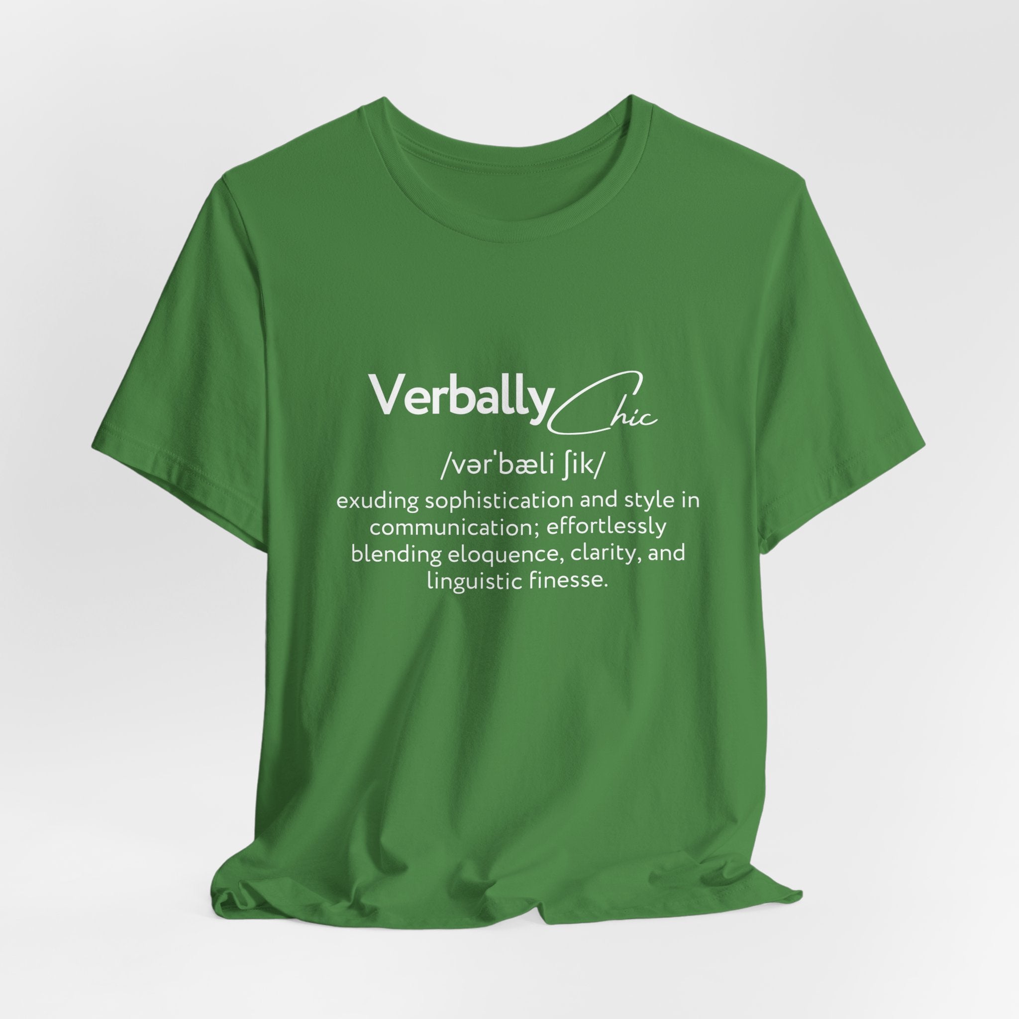 Verbally Chic Speech Therapy Definition Tee