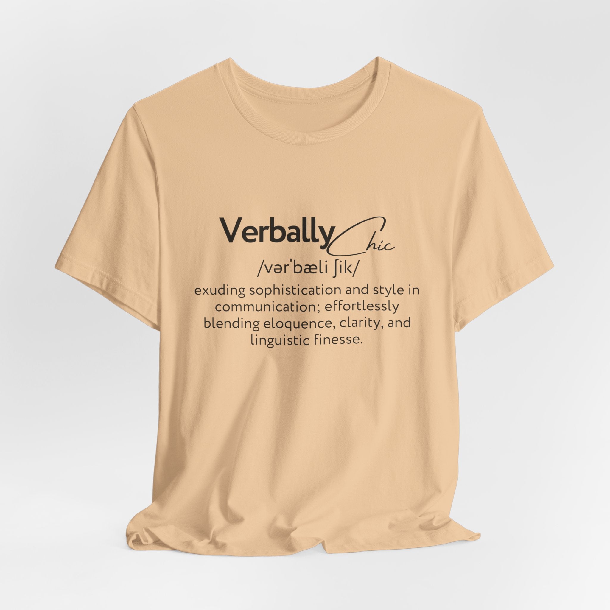 Verbally Chic Speech Therapy Definition Tee