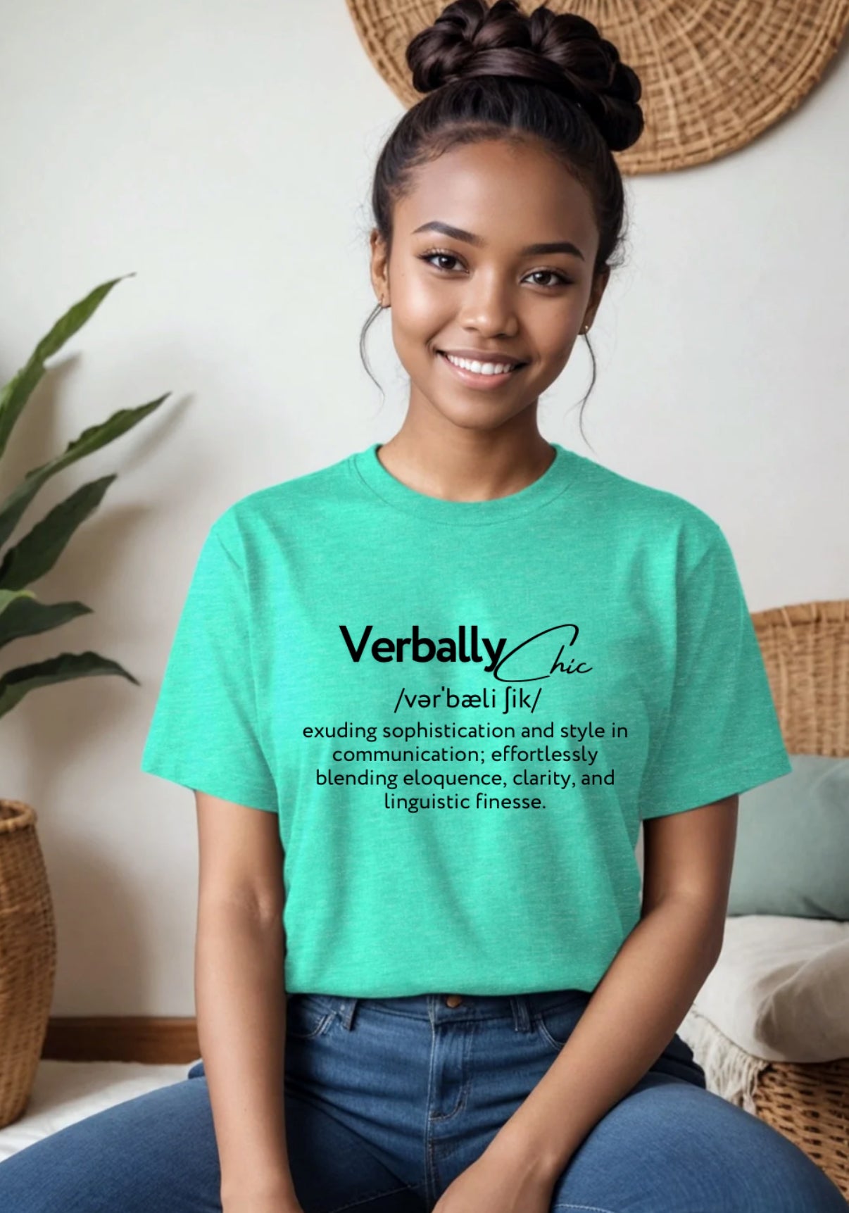 Verbally Chic Speech Therapy Definition Tee
