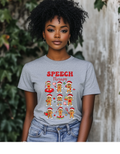 Christmas Speech Therapy Gingerbread Men T-Shirt