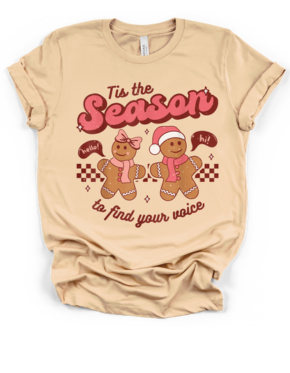 'Tis the Season to Find Your Voice – Speech Therapy Holiday Tee