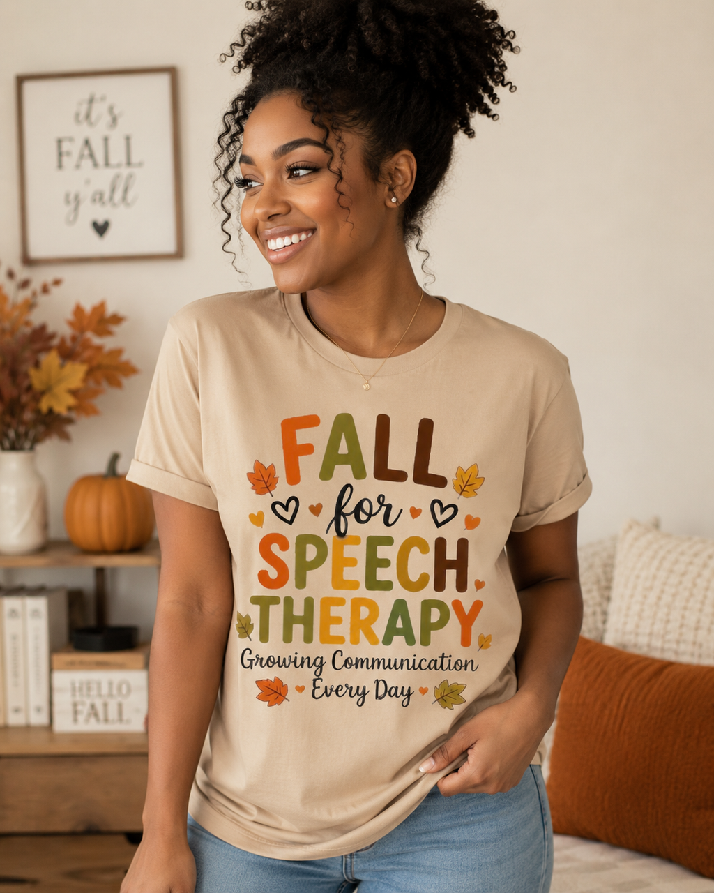 Fall for Speech Therapy T-Shirt