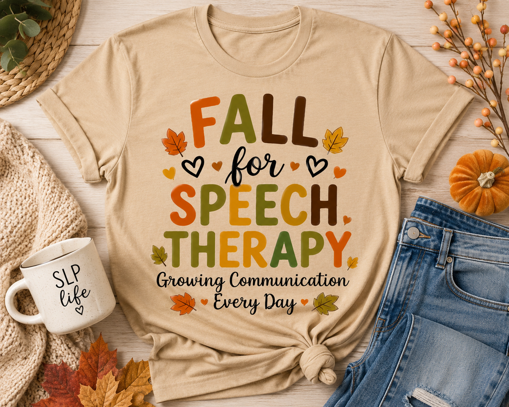 Fall for Speech Therapy T-Shirt