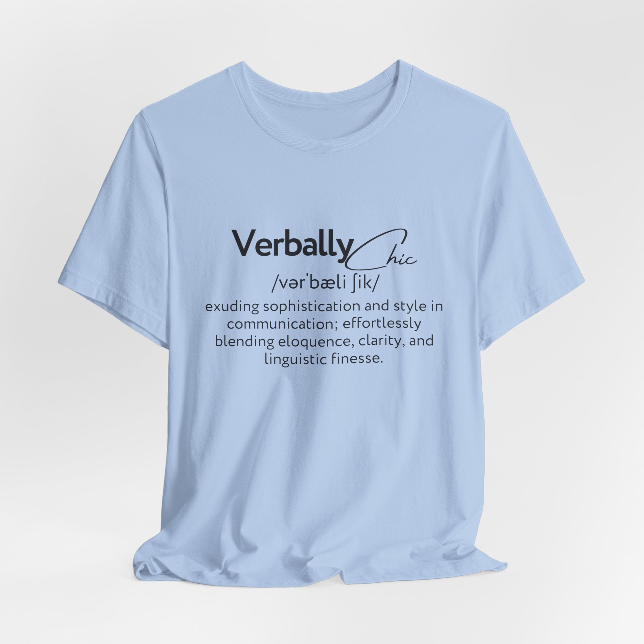 Verbally Chic Speech Therapy Definition Tee