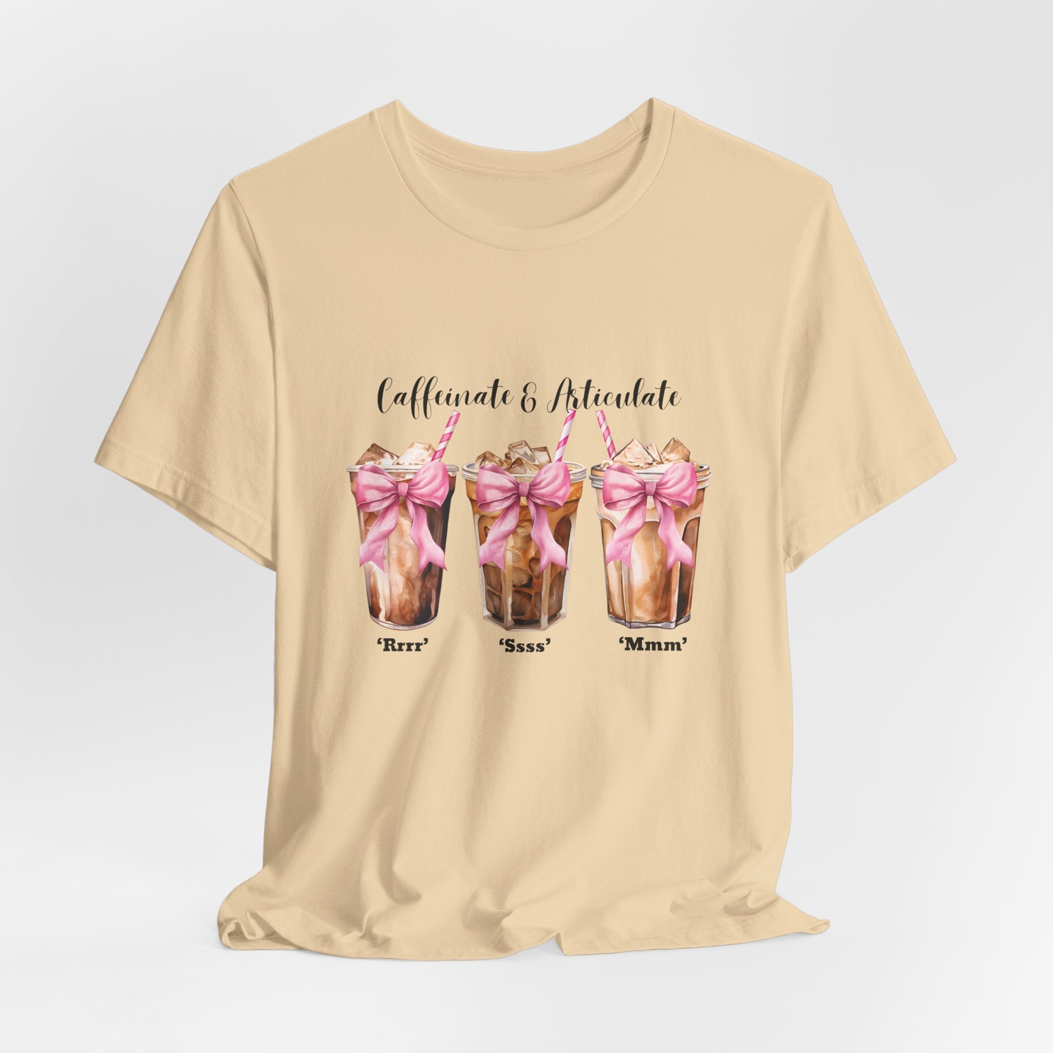 Caffeinate & Articulate Speech Therapy T-Shirt