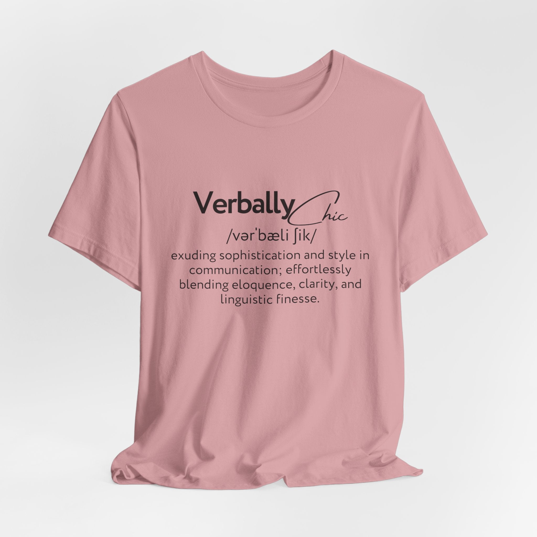 Verbally Chic Speech Therapy Definition Tee