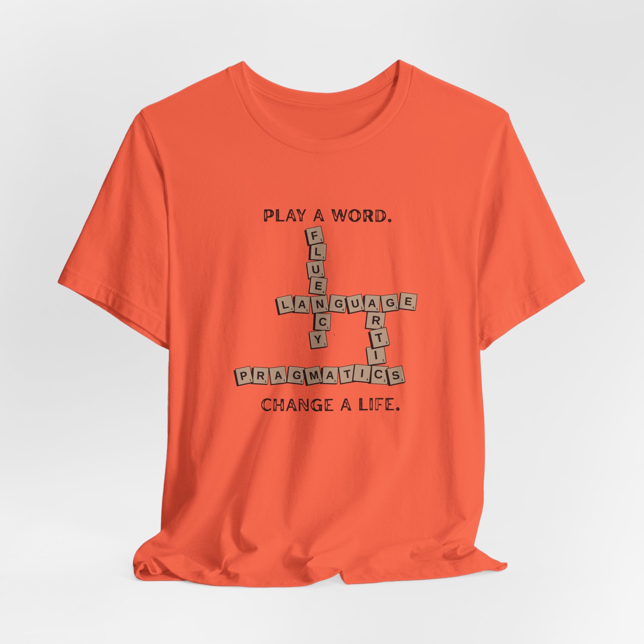 Speech Therapy Scrabble Tee