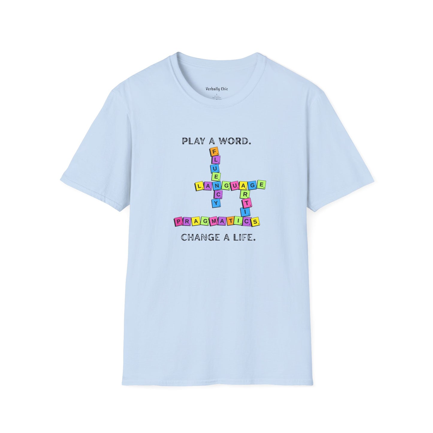 Colorful Scrabble Speech Therapy T-Shirt