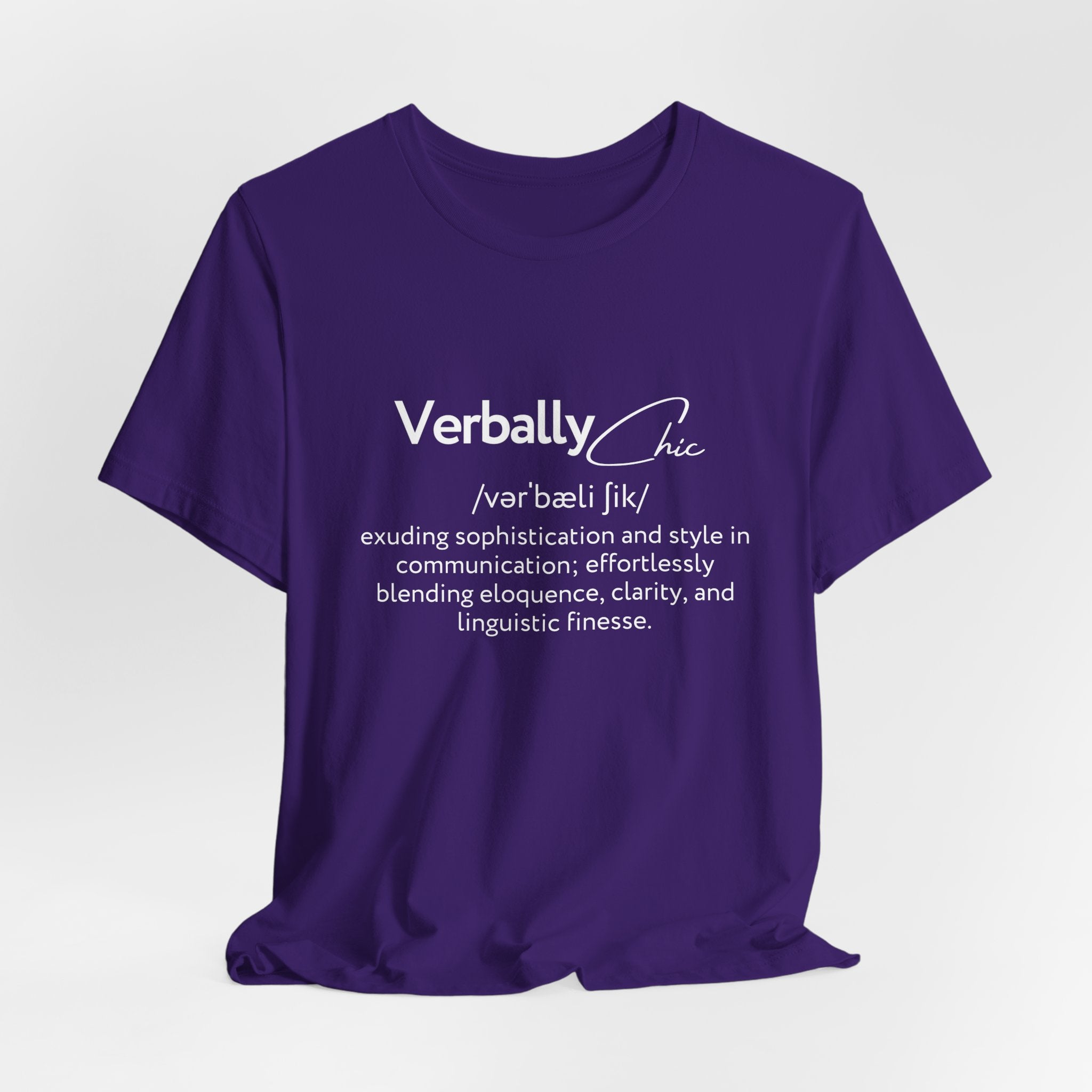Verbally Chic Speech Therapy Definition Tee