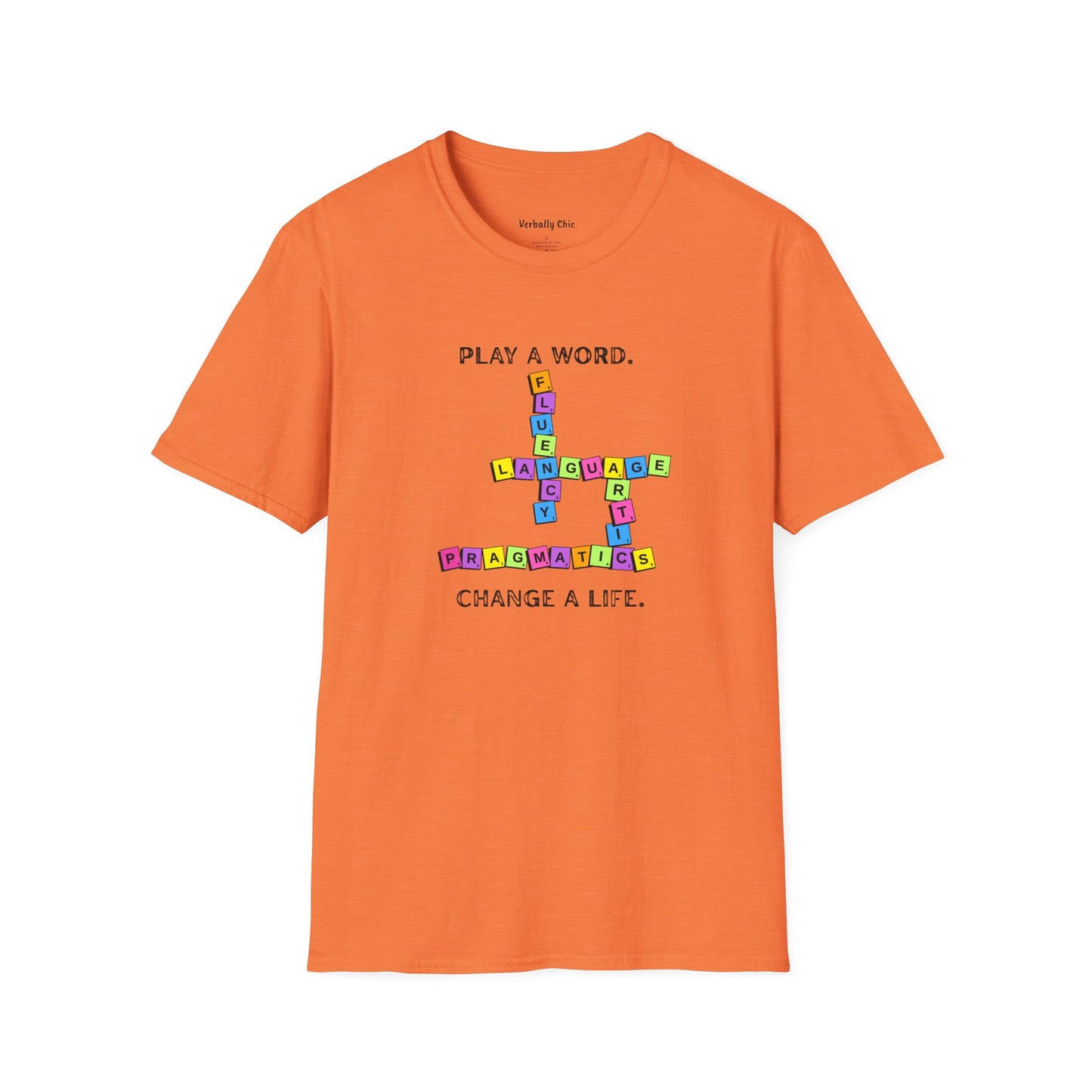 Colorful Scrabble Speech Therapy T-Shirt