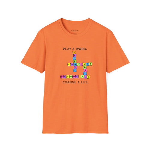 Colorful Scrabble Speech Therapy T-Shirt
