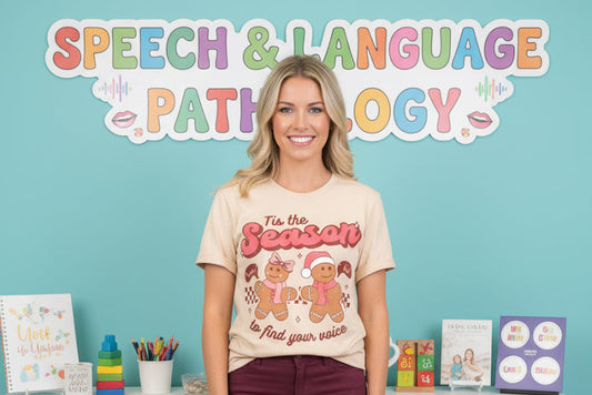 'Tis the Season to Find Your Voice – Speech Therapy Holiday Tee